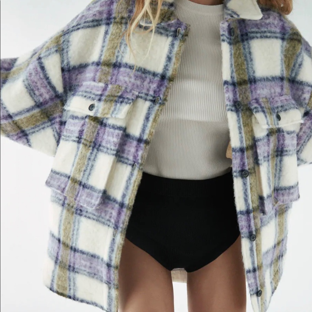 Zara Plaid Overshirt